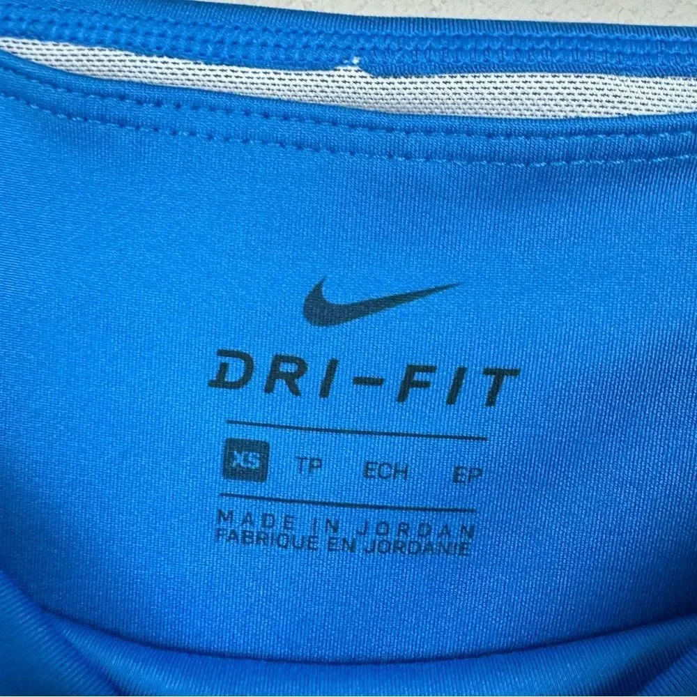 🥑5/$25 Nike One Women's Color-Block 7/8 Leggings black red blue sz XS